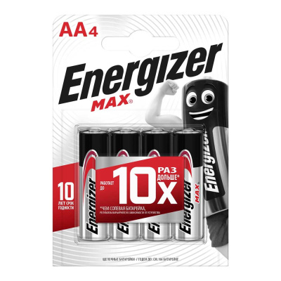 Батарейки Max LR6/E91/AA BL4 Energizer